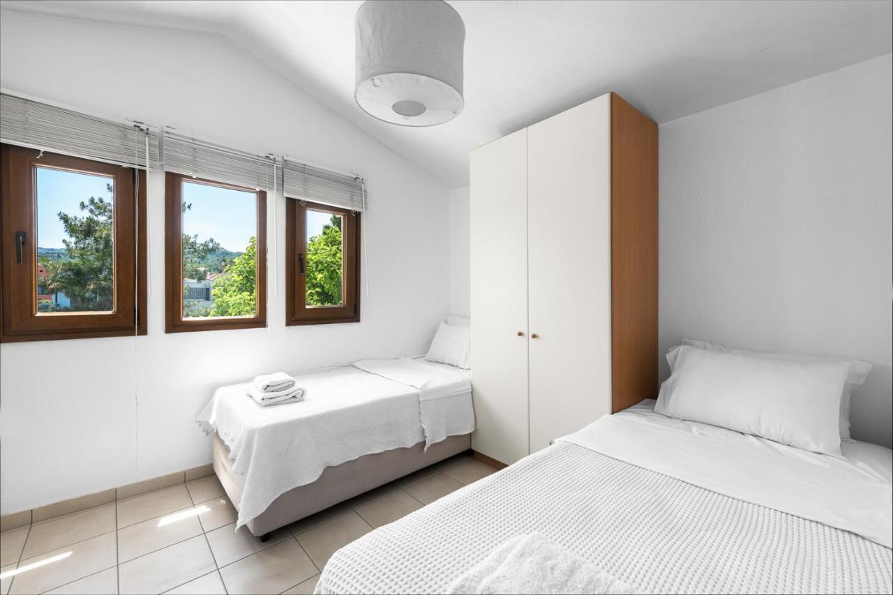 #Luxlikehome Pefkohori Del Sol Maisonette Екстер'єр фото